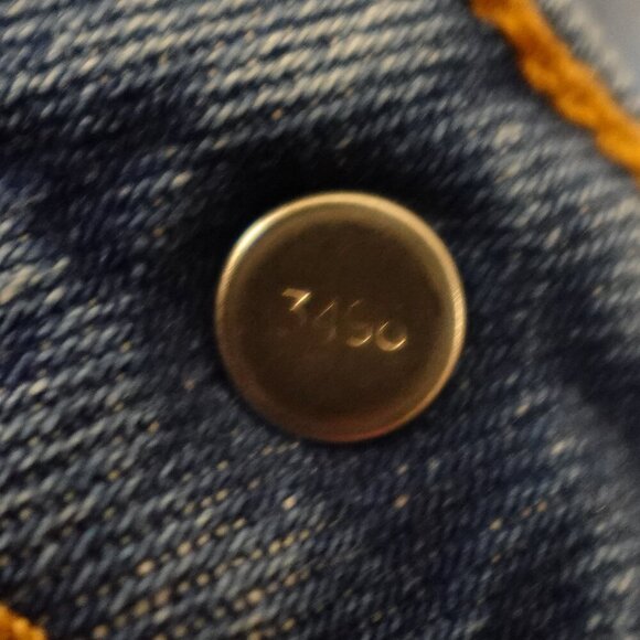 Levi's jeans 501 skinny women's 25 blue denim button fly red tab - Picture 13 of 15